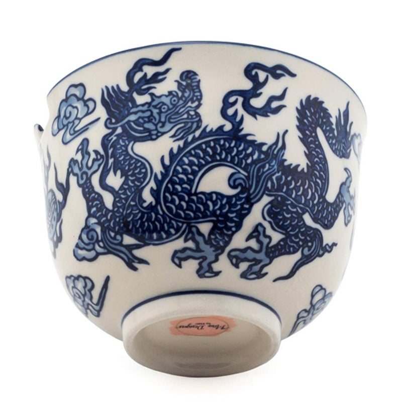 Happy Sales, Multi Purpose 5"D Ramen Udon Soba Pho Noodle Donburi Rice Tayo Bowl with Chopsticks (BlueDragon) - Image 3